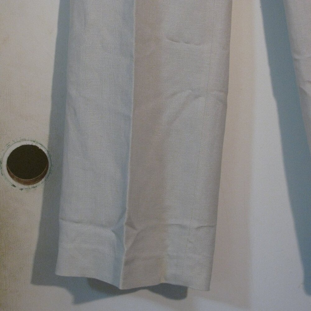 600 West Linen Blend Pant Size 10 NWT $122 Fully Lined Tan Cream Trouser - Picture 3 of 6